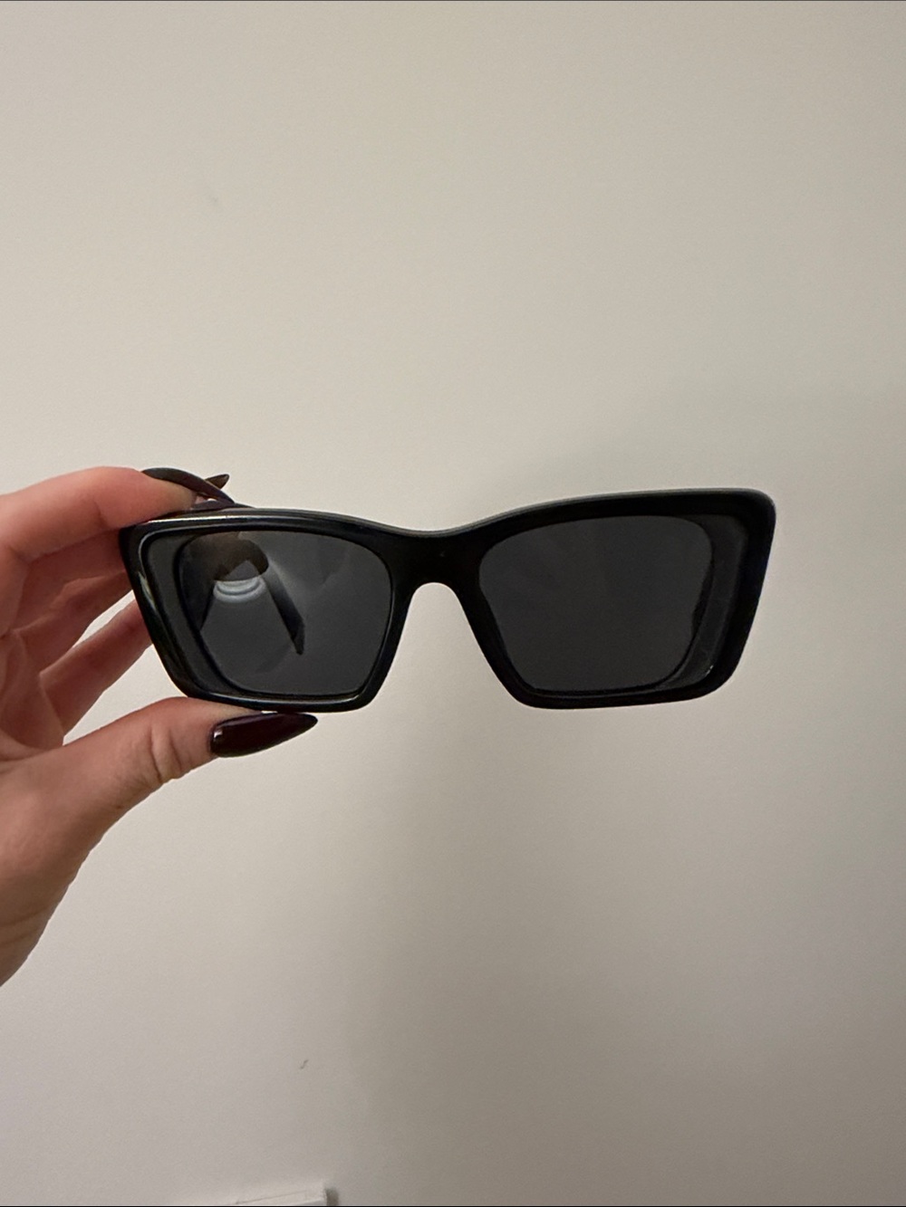 Prada Black Rectangular Women’s Sunglasses